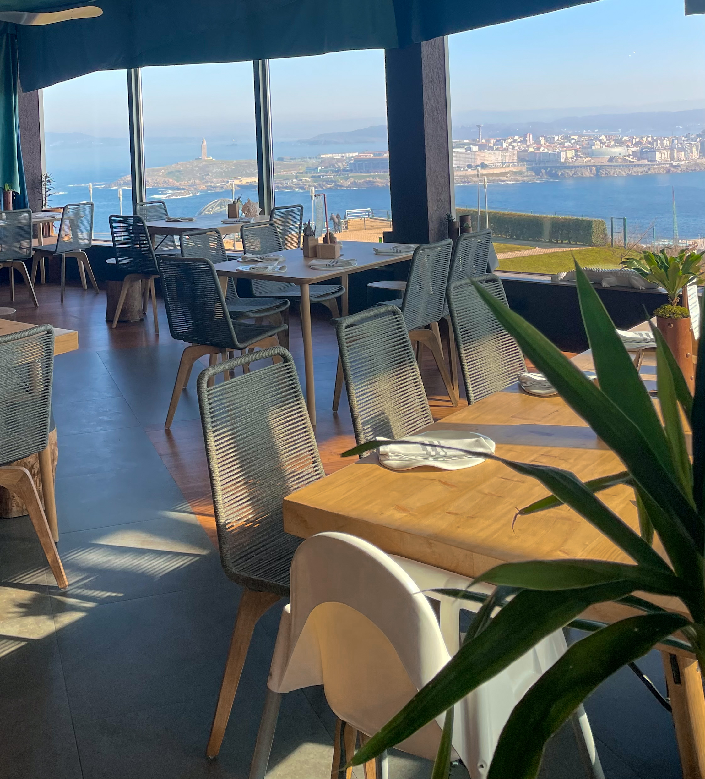 restaurante mejores vistas A Coruña